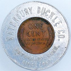Waterbury Buckle Co., Waterbury, Conn., Since 1853 Reverse