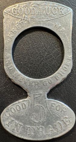goblet encased cent reverse