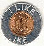 I Like Ike Encased Cent