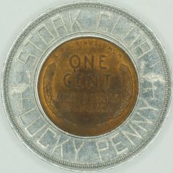 1938 Stork Club encased cent